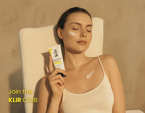 Image of Klir SunFluid SPF 50 PA++++ Sunscreen with 1% Hyaluronic Acid | Moisturize, Hydrate, Barrier Repair & Sun protection (150gm)
