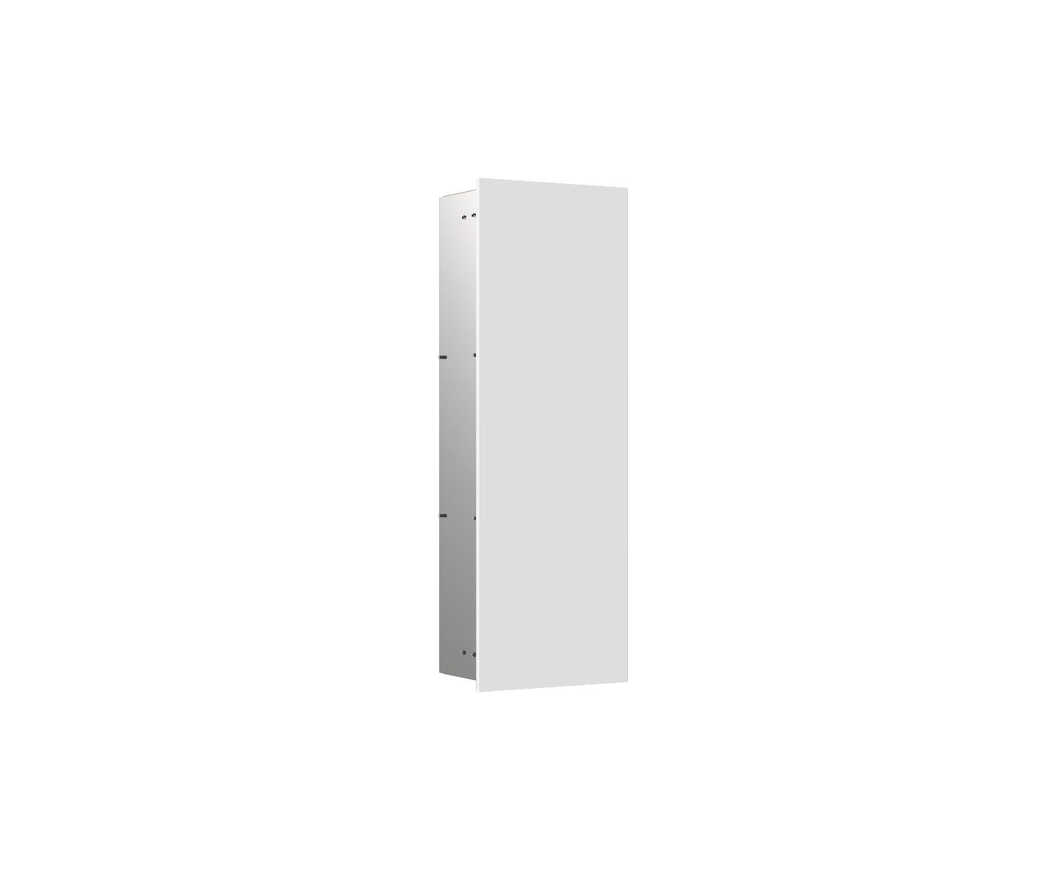 Emco asis module pure cabinet module, flush-mounted, stop left 730mm; color: alpine-white