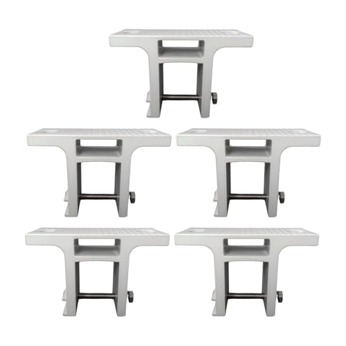 Harilla 5 Pieces Telescopic Awning Bracket Shade Canopy Aluminum Alloy Outdoor Carport