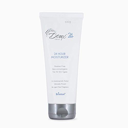 Brinton Doux 24 Hour Moisturizer Cream | Lightweight, Non-Greasy & Non- Irritating | Hydrates & Soothens Skin Quickly | For Men & Women | All Skin Types 100 g