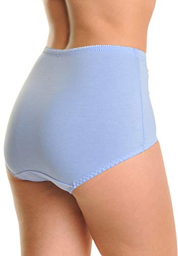 Image of ToBeInStyle Women's Pack of 6 High-Waisted Girdle Brief Tummy Support Everyday Panties