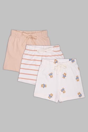 Image of Pantaloons Baby Kids 100% Cotton Printed Shorts | Regular Fit | Mid Rise Waist | Above Knee Length