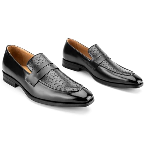 Image of JITAI Mens Velvet Loafers Dress Shoes Loafers for Men Tuxedo Suit Shoes