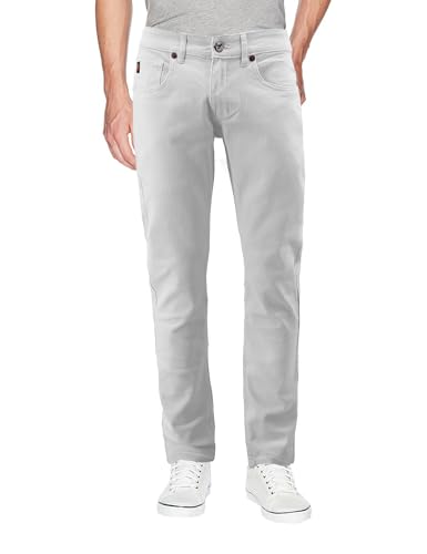 vkwear Men's Slim Fit Casual Skinny Jeans Straight Leg Stretch Cotton Denim Pants