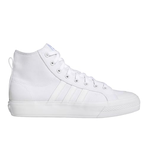 Image of adidas Mens Nizza Hi Adv High Skate Sneakers Shoes - White