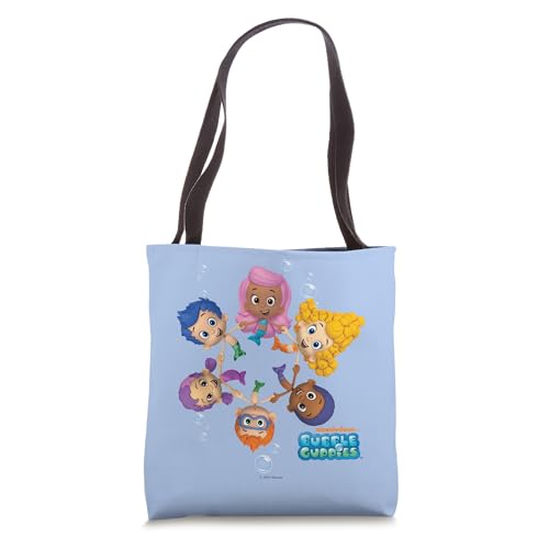Bubble Guppies Nonny Deema Oona Molly Goby Gil Tote Bag