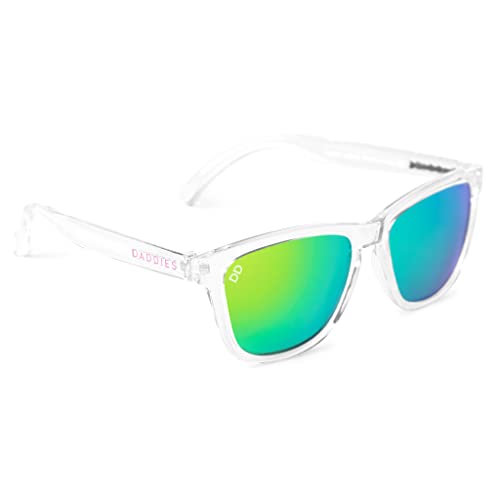 Polarized Sunglasses for Men and Women Mirrored Lens Classic Square Frame