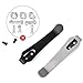 2pcs Stainless Steel Pocket Clip, 2.36 Inch Length Deep Carry Pocket Clip Replacement with Screws Knife Holder Tools Accessories for Men