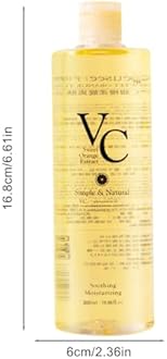 VC Toner Intensive, VC Toner Refreshing Hydrating Rejuvenating, Vitamin C Moisturizing Toner, Hydrating Facial Toner - 300ml