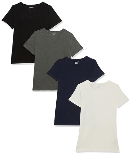 Amazon Essentials Women's Regular-Fit Short-Sleeve Crewneck T-Shi...