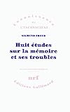 Huit études sur la mémoire et ses troubles