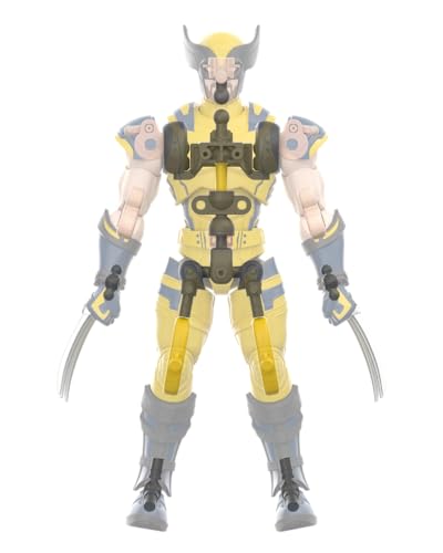Image of BLOKEES - Marvel Studio's Deadpool & Wolverine - Champion Class - CC05 - Wolverine Model Kit - Assembly Required - No Tools - No Cutting - No Glue - No Paint - Age 14+