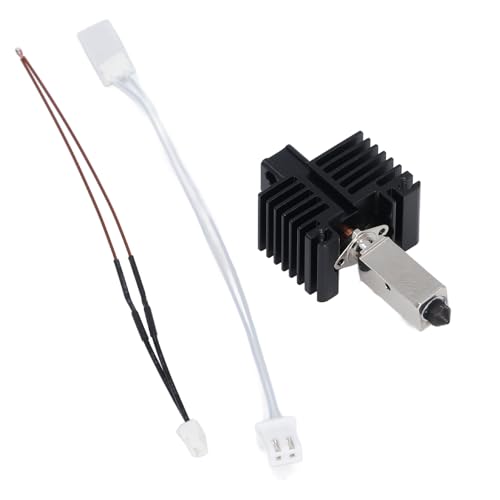 Aolidsive Hot End Assembly Kit, CuCrZr Material, Hardened Steel Nozzle with 500℃ Max for 3D Printing and Compatible with
