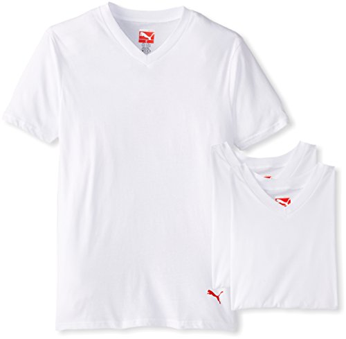 puma men's 3-pack v-neck t-shirt