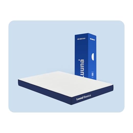 Luuna Colchón Basic 1 Individual, Espuma Memory Foam, Frescura y Confort, Colchón en Caja, Hecho en México