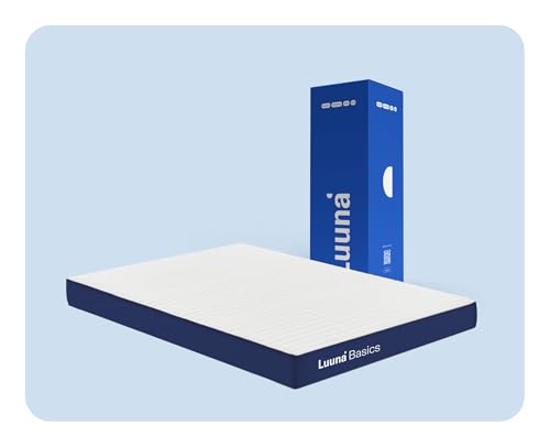 La Mejor Recopilación de Colchon Individual - los preferidos. 45 Luuna Basics 1 Colchón Individual, Colchón de Espuma de Alta Densidad, 16cm de Altura, Firmeza Media, Colchones en Caja, 1 Capa, Colchón Fresco