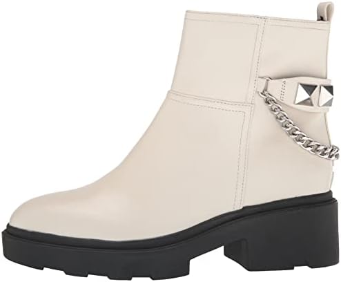 Marc Fisher Women's Waty Chelsea Boot, Cream Leather, 9 | Image 7