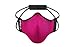 Livinguard-FITNESS MASK+PROTECTBAG-Sportmaske & Maskentasche-Waschbar, wiederverwendbar, atmungsaktive Maske aus Lyocell, Aufbewahrungstasche für Masken Technologie (Fuchsia, Medium)