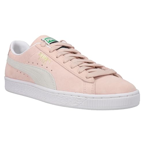 Image of PUMA Women's Classic Suede Sneakers, Peachskin /Puma White, 7.5 Medium US