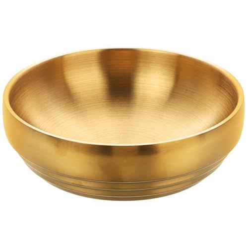 Toyvian Cuenco Decorativo Dorado para Entrada Organizador Versátil para Llaves y Joyas Centro de Mesa Elegante para Hogar y Oficina