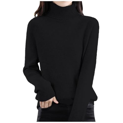 SERYU Sweaters for Women Turtleneck Long Sleeve Merino Wool Sweater Women 2025 Spring Soft Sweater Pullover