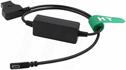 65W 5V 3A Power Cable P-TAP D-tap to USB Type C Quick Charge 24'' for Phone Tablet Laptop Mixer Recorder SDI Converter Wireless Transmitter image 5