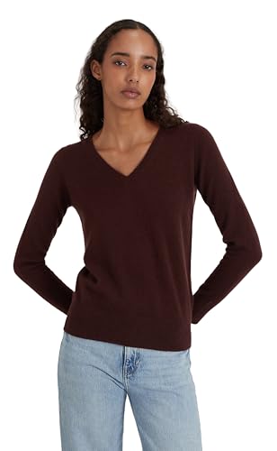 Image of Style Republic Women's 100% Pure Cashmere V-Neck Pullover Sweater | Lightweight Tops, Ultra Soft Feel, Naturally Breathe, Easy Layering, All Day Comfort Wear, Easy Care, Hand Wash Only