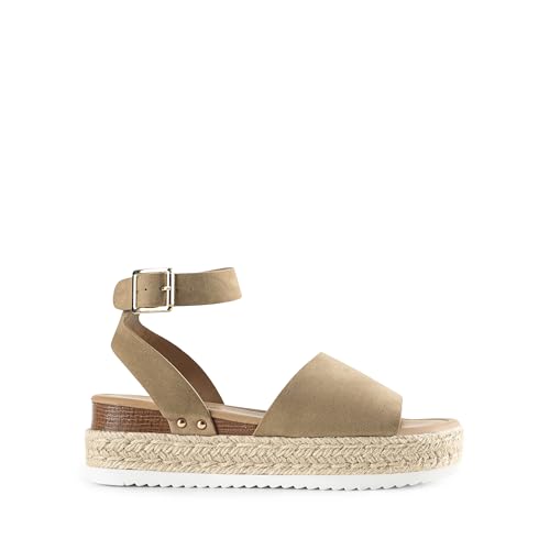 Image of DREAM PAIRS Women's Platform Espadrilles Casual Ankle Strap Wedge Sandals Comfortable Dressy Summer Shoes