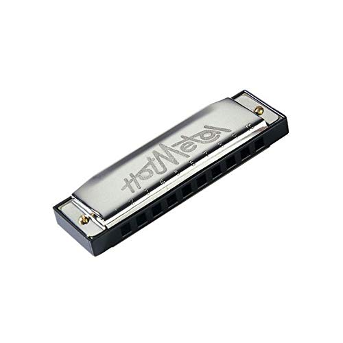 Hohner 572BXC Hot Metal Key of C Harmonica - Les Beatles, Paul McCartney, John Lennon, RIngo Starr, George Harrison Hohner 572BXC Hot Metal Key of C Harmonica – Image 3