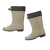 ENEN Rain Boots for Kids Girls and Boy, Rain Boots Toddler 1-9yrs Unisex Children Wellies Waterproof Non-Slip Rubber Gripped Sole for Spring Summer, School, Outdoors (7112 Gray Panda,2)