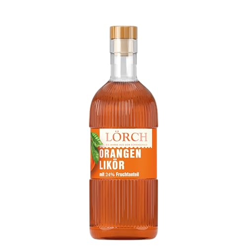 Lörch Orangenlikör aus dem Schwarzwald - der leckere Orangen Likör mit 24% Fruchtanteil | alc. 20% vol | 1 x 0 5l