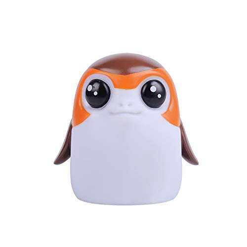 Robe Factory LLC Star Wars PORG LED Mood Light | Mood Lighting Star Wars PORG Creature Figure | Collectible Star Wars Mood Light Lamp | White LED Mood Lamp| 6 Inches Tall
