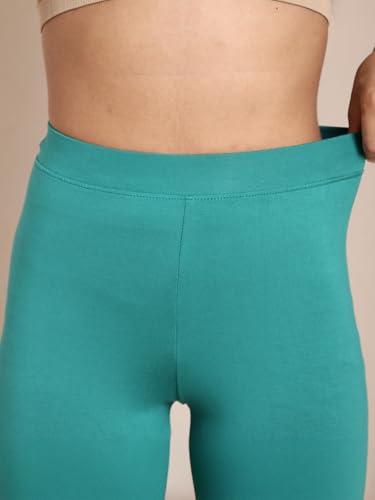 Image of TWIN BIRDS Women Viscose Ankle Leggings | Stretchable Kurti Wear Bottom