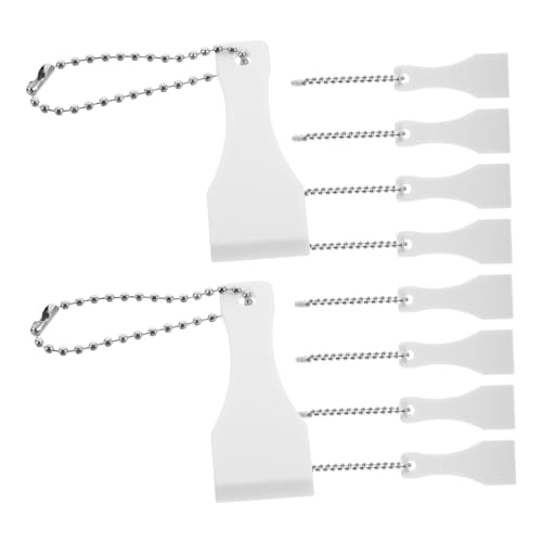 NOLITOY 10 piezas Rascadores Pequeños de Plástico para Rascar Boletos de Lotería Herramienta Portátil Multiusos para Limpiar Etiquetas y Residuos Diseño Compacto para Llevar el Bolsillo