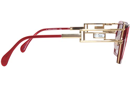 Cazal Legends 677 002 Sunglasses Men's Red/Gold/Grey Gradient Square Shape 46mm3
