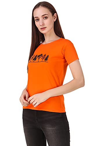 Image of NIVIK Printed Cotton T-Shirt for Women
