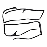 HOLDWELL Left & Right Front Door Glass Run Channel Rubber 80331-2S400 80330-2S400 Compatible with Nissan D22 Frontier 1998-2004