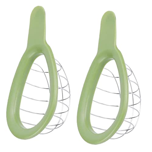 Ciieeo 2 Piezas Corte De Aguacate Chipeadora De Patatas Cortador De Aguacate Multiusos Divisor De Aguacate Picador De Cebolla Picadora Cortadora De Verduras Palta Acero Inoxidable 304