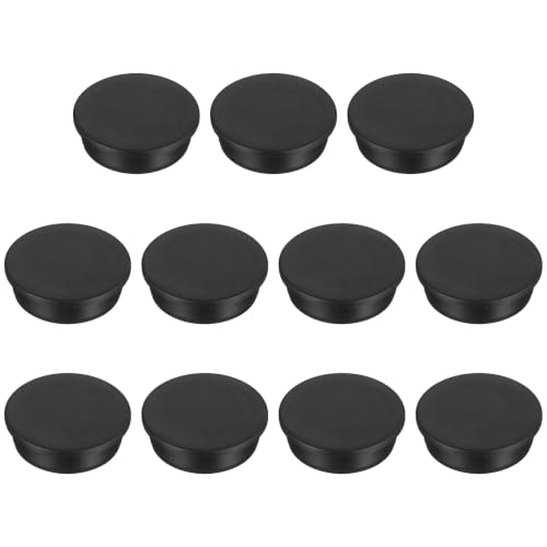 Image of MECCANIXITY 11pcs T-Shaped Silicone Plugs 53.6mm 2-1 /8 Inch Dia Snap in Plug Hole Seal Cover Round Rubber Stopper for 52.5-53.6mm Holes Kitchen Rubber Bulkheads Waterproof Sealing, Black