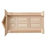 Idée cadeau parfaite : surprenez les enfants avec cet accessoire pour maison de poupée ; ils pourront créer et colorier leur propre mini-porte de maison de poupée, la transformant ainsi en une porte unique à faire soi-même pour les loisirs créatifs de noël. porte en bois à monter soi-même, porte miniature pour maison de poupée