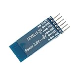 Fawfose Mini Modulo Ricetrasmettitore Wireless Bluetooth, Convertitore Compatto per Porta Seriale Bluetooth per Comunicazione UART, Design a Basso Consumo da 3,3 V, 1 Modulo Wireless