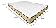 DUÉRMETE ONLINE Komplettes Bett mit Visko-Matratze, wendbar (Winter/Sommer) + Lattenrost mit Beinen, Stahl-Legierung, Grau, 135 x 190 cm