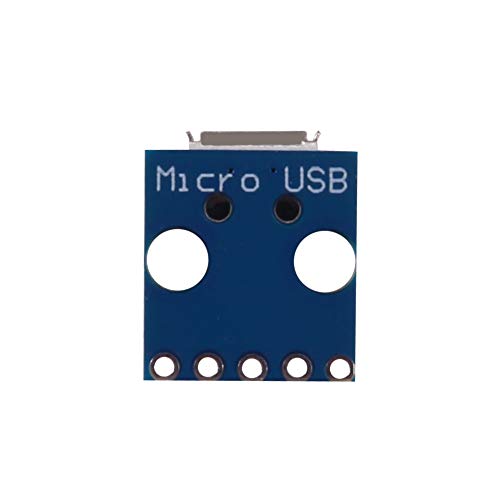 Adaptador Power Board Micro USB hembra a DIP 10 piezas miniatura 4