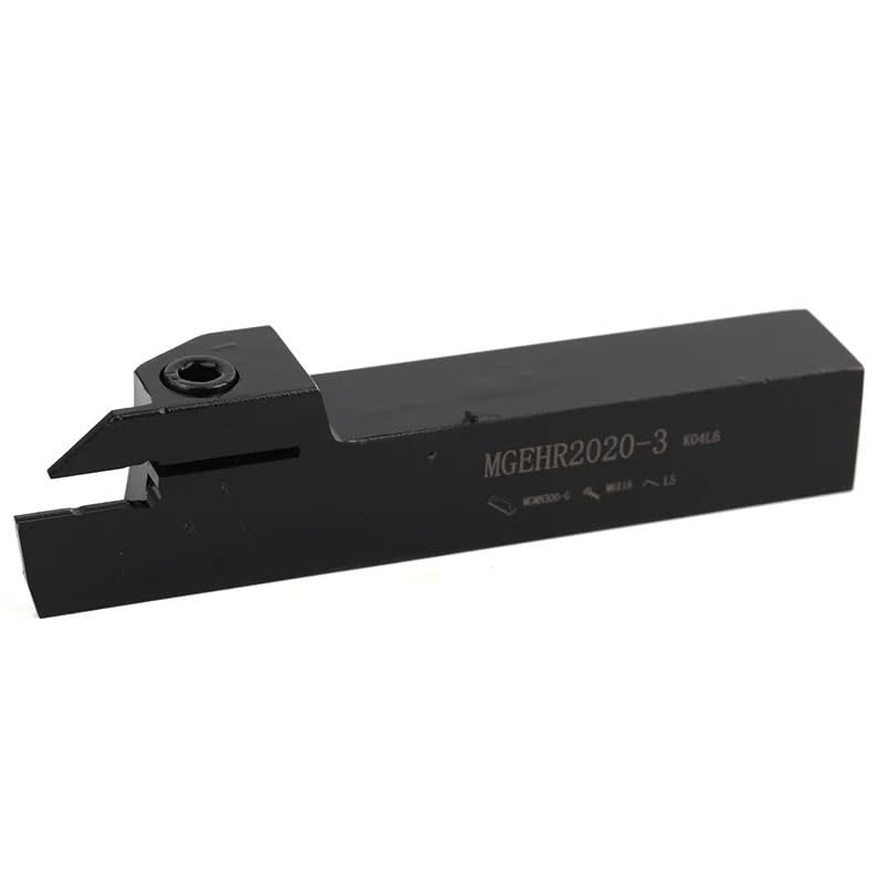 1pc MGEHR1212 MGEHR1616 MGEHR2020 CNC Lathe Cutter Tool Holder External Grooving Turning Tool Boring Bar for MGMN Insert(MGEHR2020,4MM)