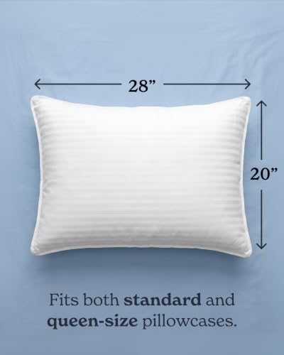 Beckham Hotel Collection Bed Pillows Standard/Queen Size Set of 2 - image 8