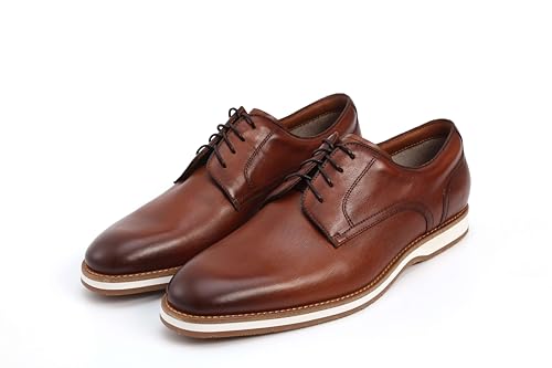 Men's Business Casual Dress Oxfords Shoes Formal Lace-Up Walking Sneakers for Office, Parties, and Daily Wear