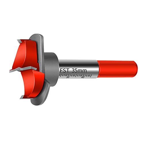 Brocas perforadoras de acero al carbono con bisagra de 35 mm para carpintería, agujero ajustable, herramienta de corte de madera de acero de alto carbono