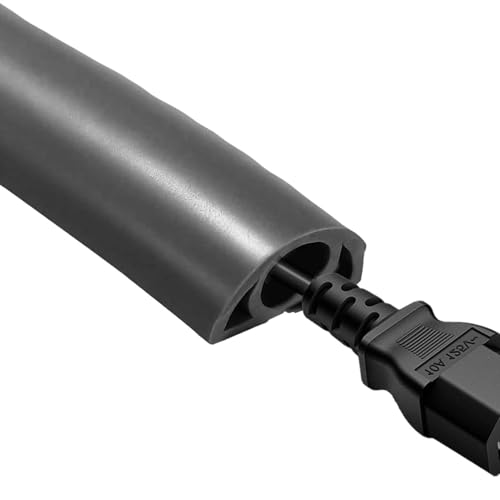 Cubierta para cables de suelo en PVC flexible autoadhesivo negro para el hogar 7
