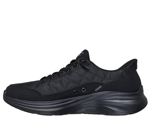 Skechers Skechers Men's Contour Foam Cozy Fit Hands Free Slip-in Sneaker,Black/Black,6.5