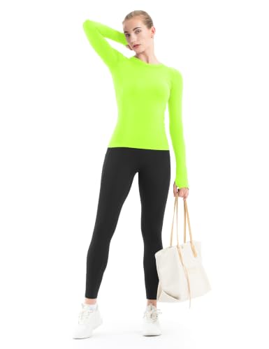 Image of MathCat Seamless Long Sleeve Workout Tops for Women